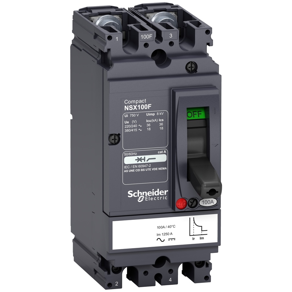 Schneider - NSX100F 4P3T TM25D