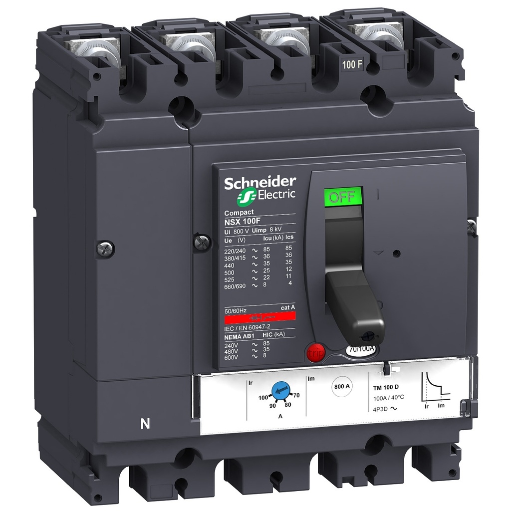 Schneider - NSX100F 4P3T TM32D